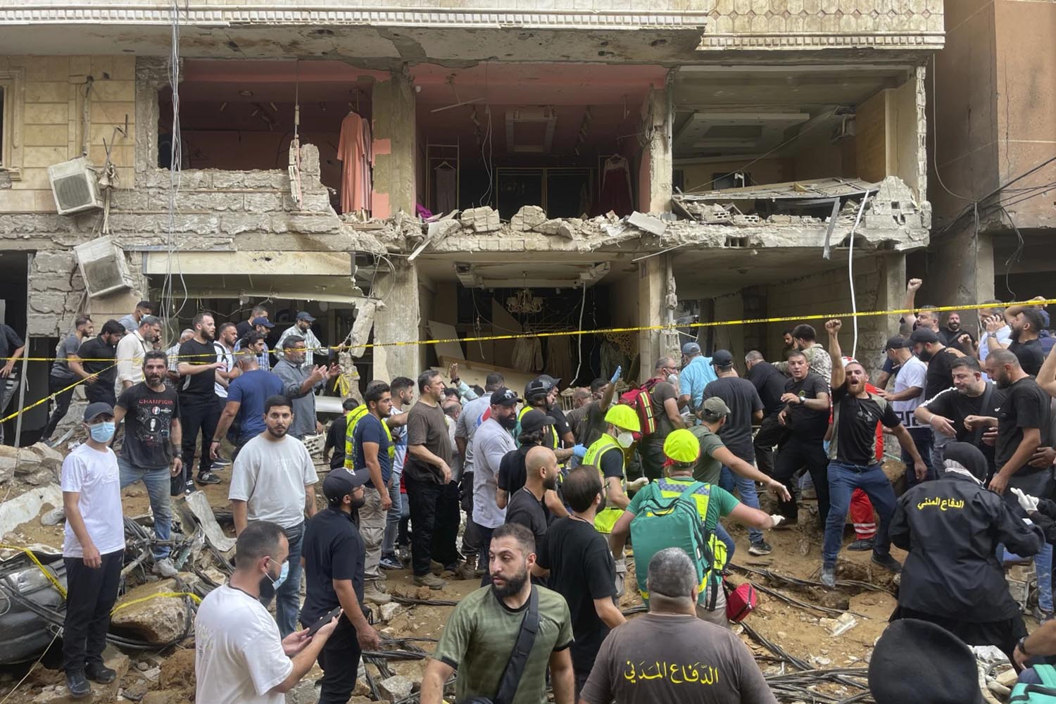 Rare Israeli airstrike in Beirut kills Hezbollah commander and more than a dozen others