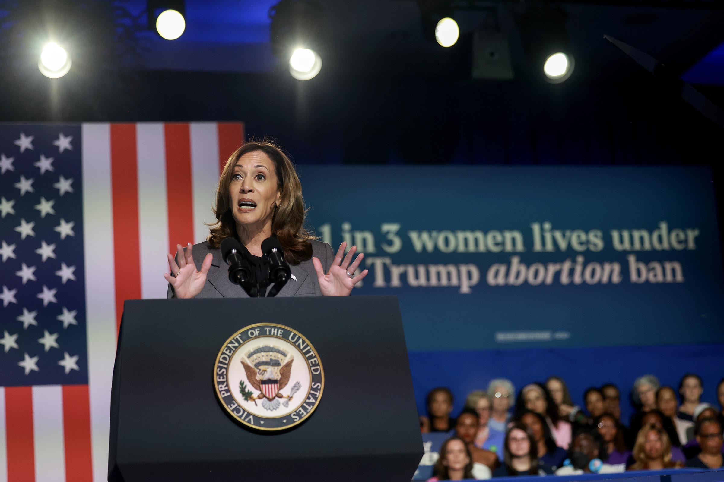 ‘She should be alive today’ — Harris spotlights woman’s death to blast abortion bans and Trump