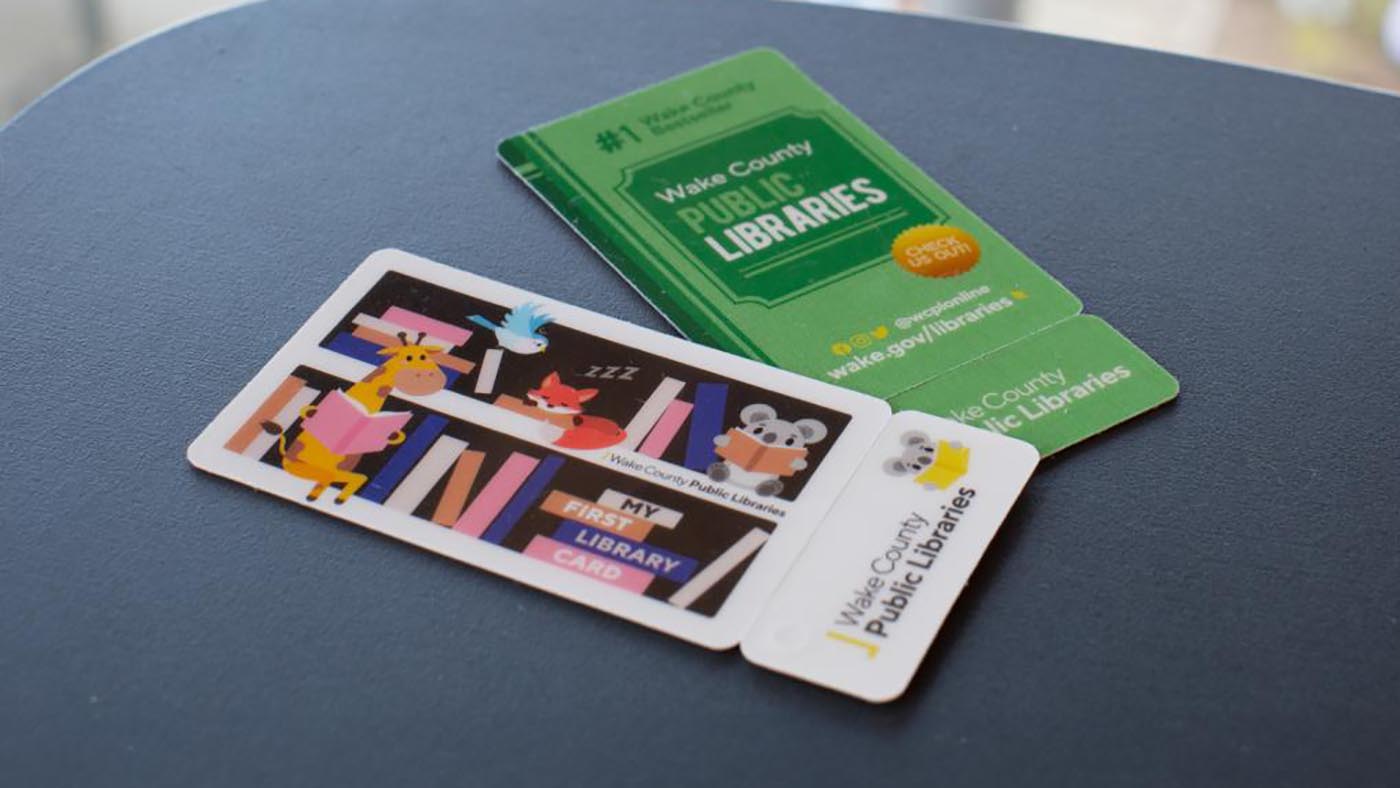 Wake County libraries unveil new library card designs