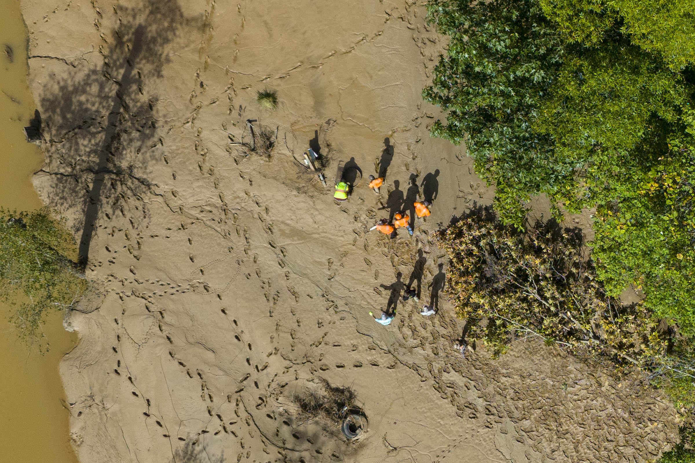 Search crews with cadaver dogs wade through muck of communities ‘wiped off the map’ by Helene