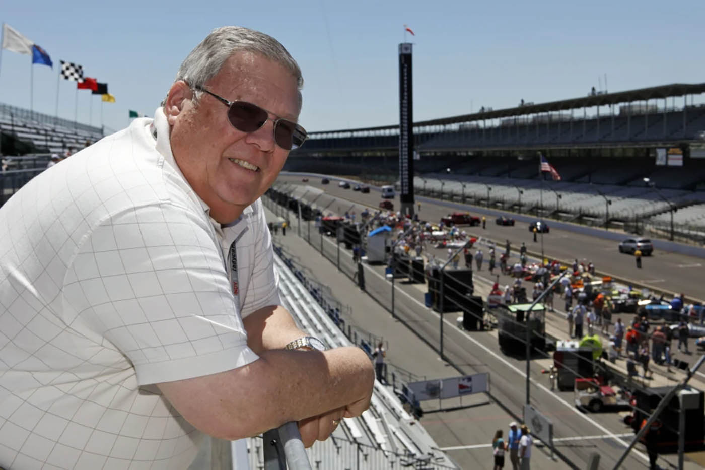 NASCAR honors longtime AP auto racing writer Mike Harris as 2025 Squier-Hall award recipient