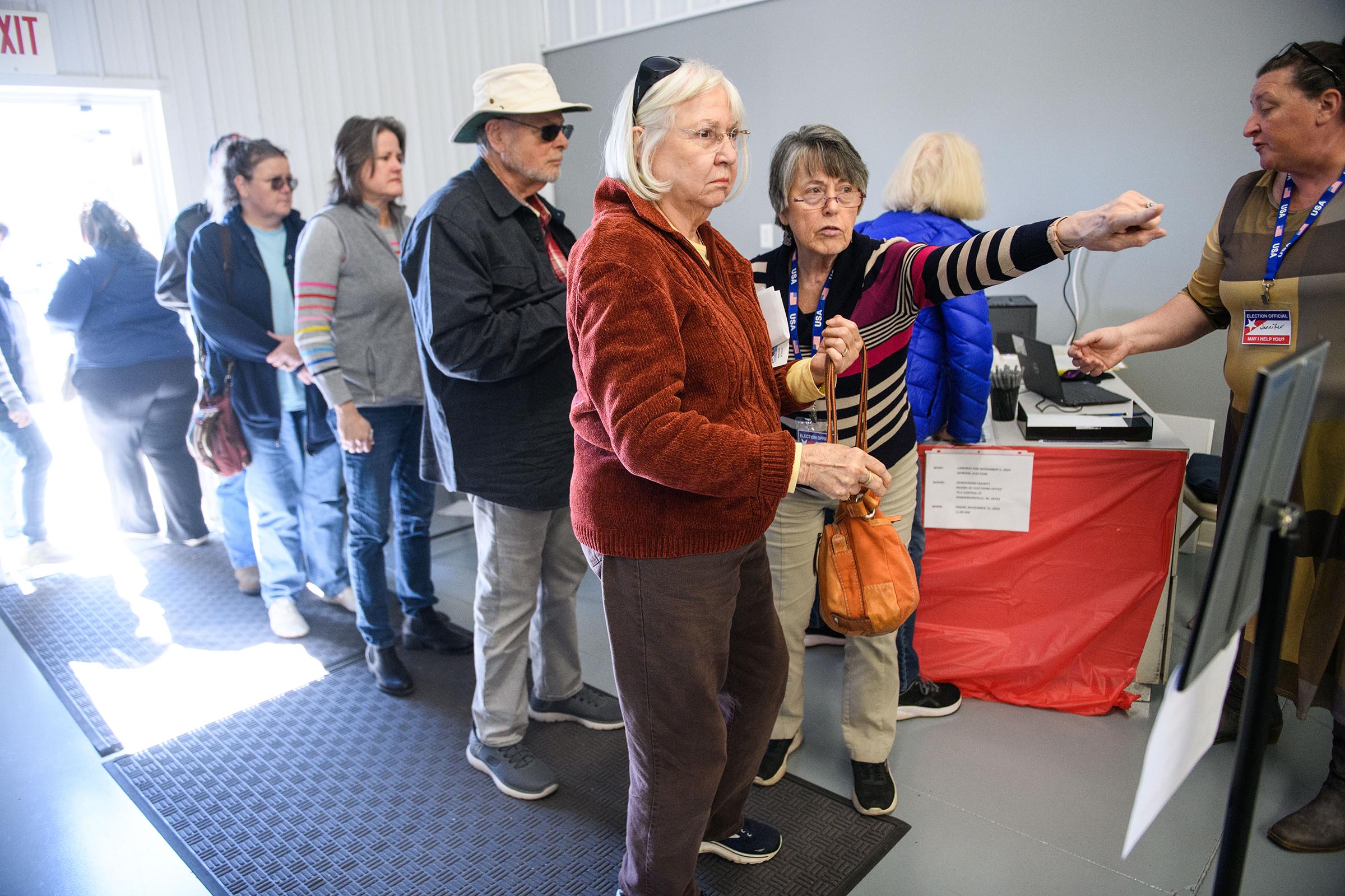 A hurricane’s historic destruction hasn’t stopped North Carolina election workers and voters