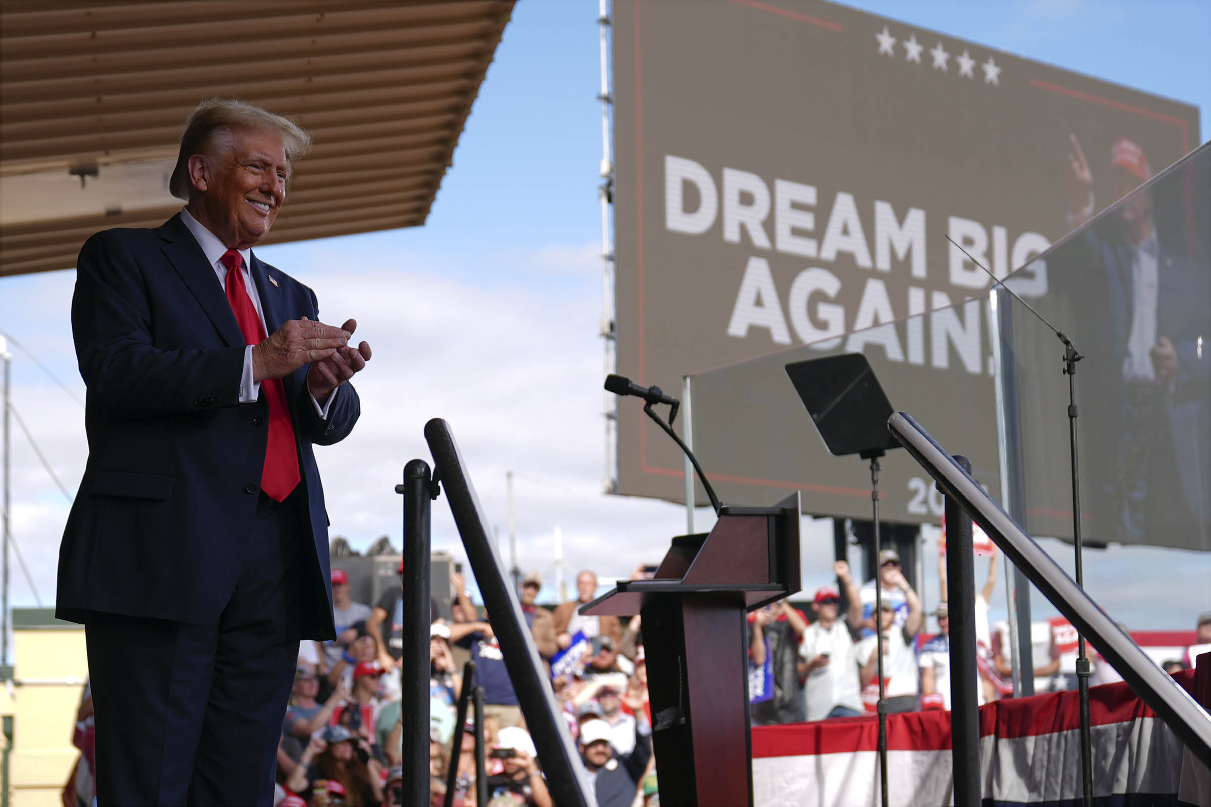 Trump will rally backers every day until the election in North Carolina, a swing state he won twice