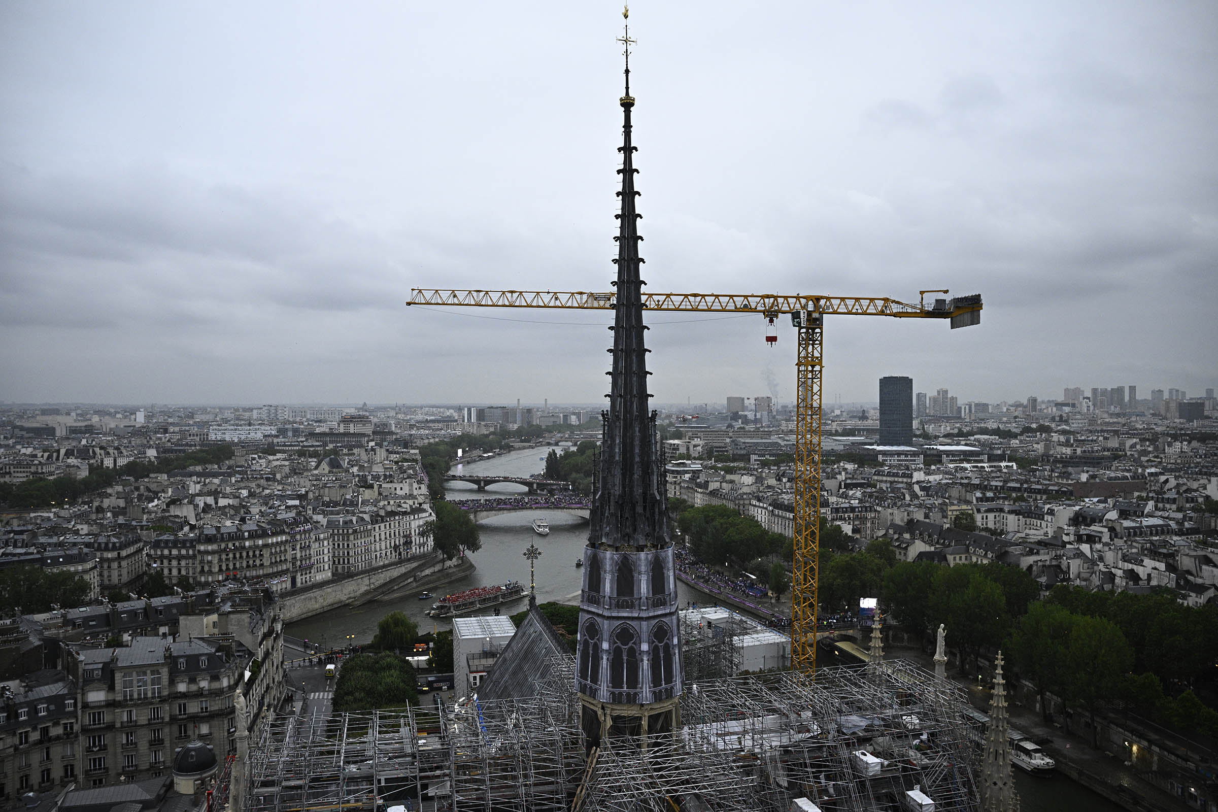 Notre Dame primps for its grand post-blaze return. But why does the cathedral look unfinished?