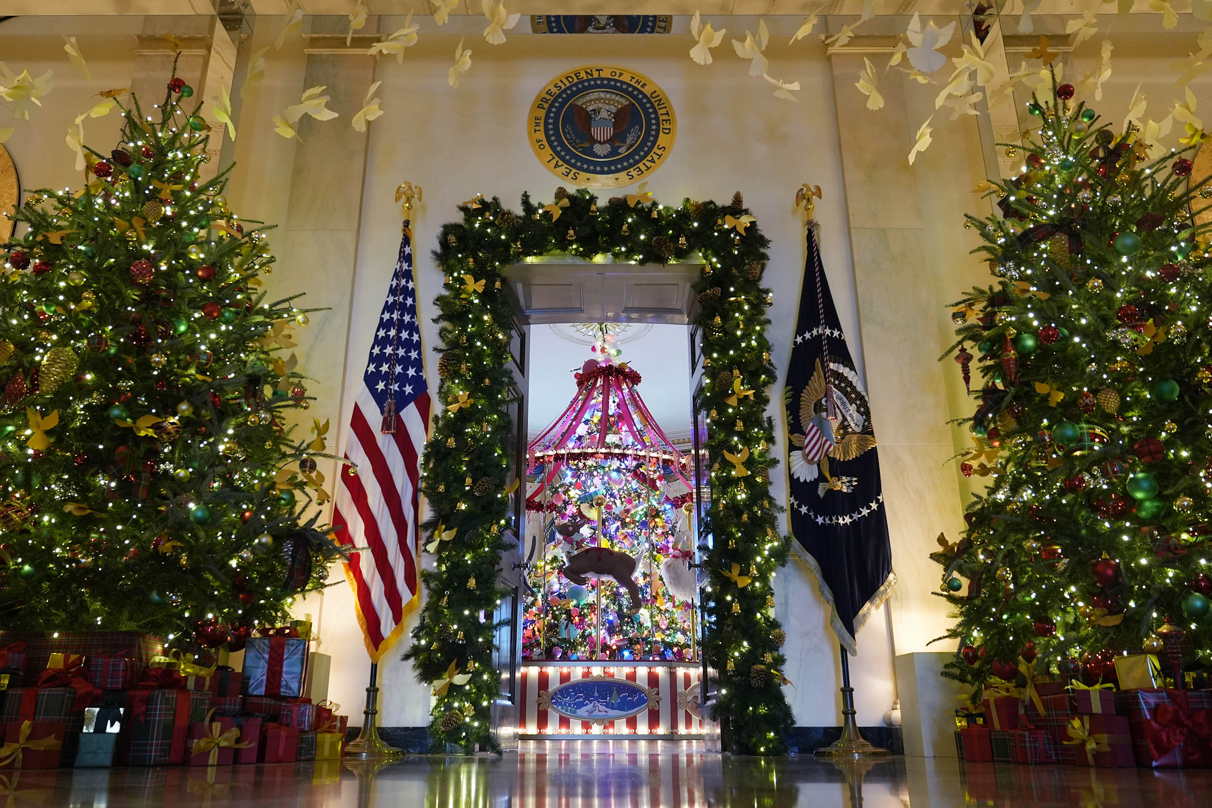 It’s the final holiday stretch at the Biden White House. The theme is ‘A Season of Peace and Light’