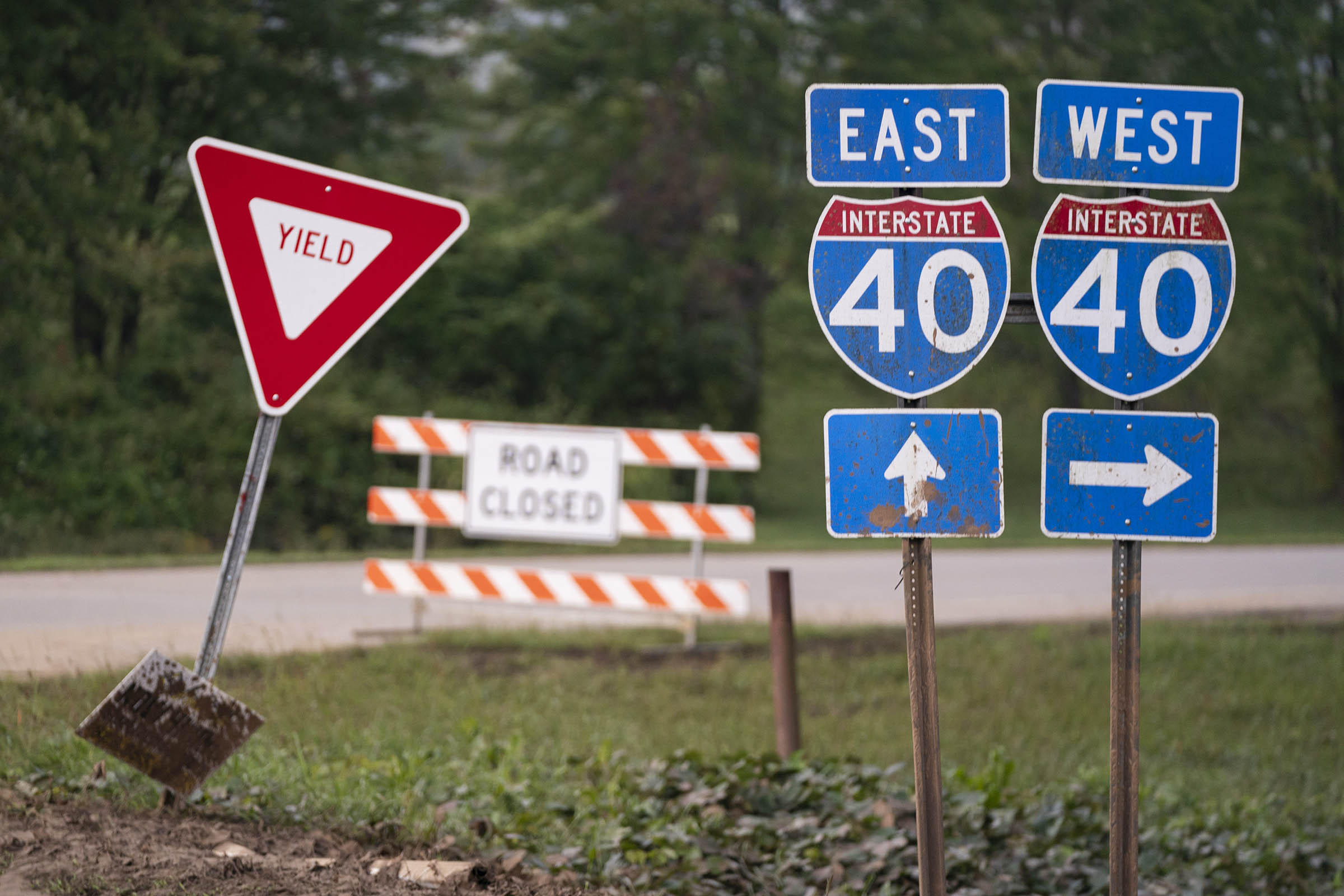 New damage delays I-40 reopening in North Carolina closed by Helene