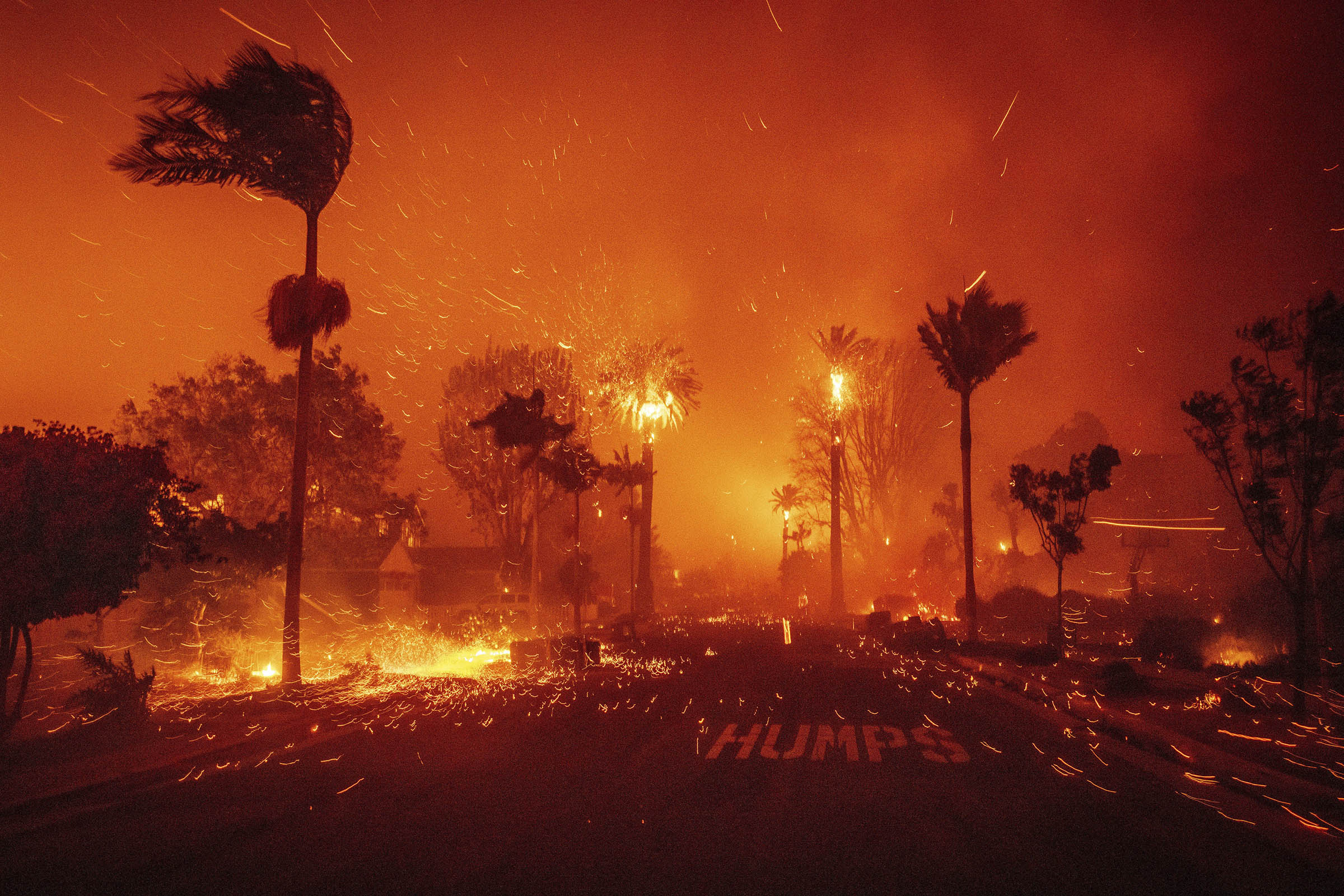 As Los Angeles burns, Hollywood’s Oscar season turns into a pledge drive